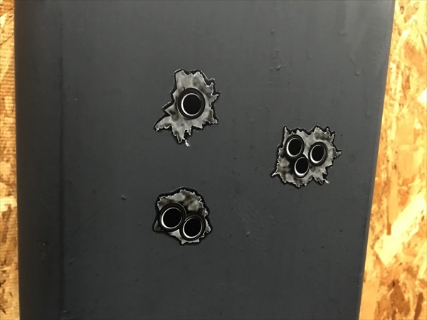 Bullets 9 × 19 mm BULLET HOLES (METAL)