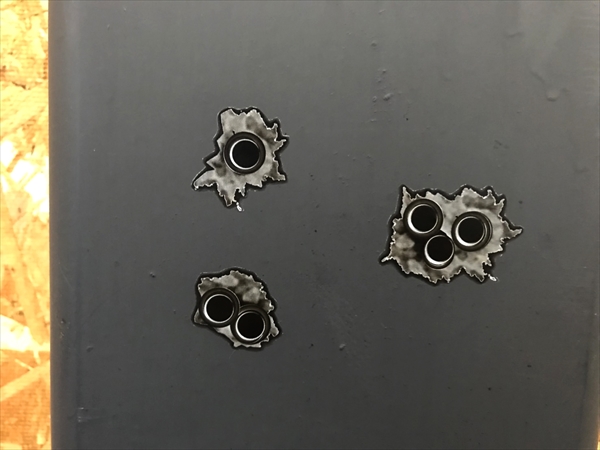 Bullets 9 × 19 mm BULLET HOLES (METAL)
