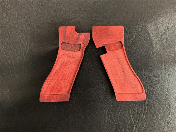 Wood Grip Glock 17 / 18C (Smooth / Red)