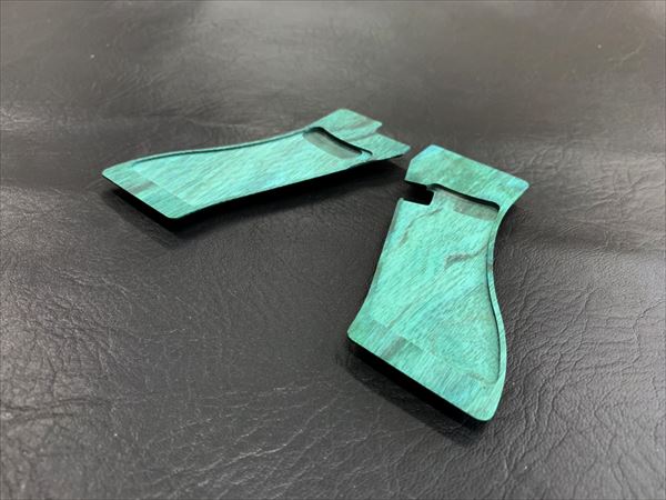Wood Grip Glock 17 / 18C (Smooth / Green)