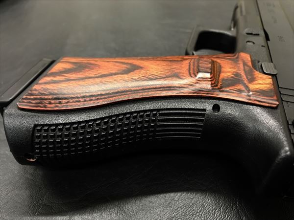 Wood Grip Glock 17 / 18C [Smooth / Brown]