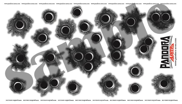 Bullets (metal) 9 × 19 mm BULLET HOLES (METAL)