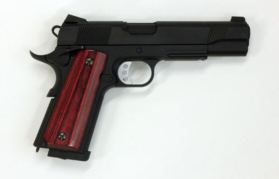 Wood Grip M45CQP/DOC (Smooth / Red) [AWG-444]