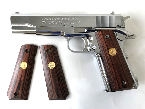 Wood Grip Government / 45 AUTO (Medal / Brown)
