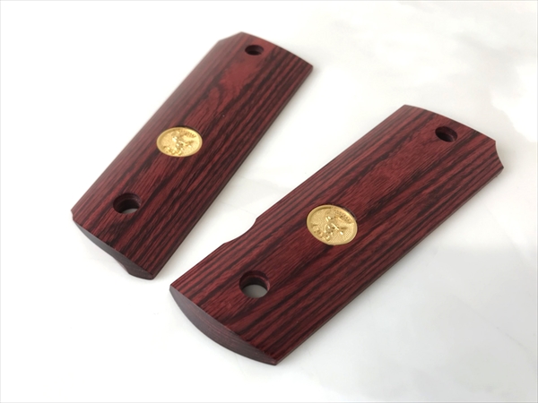 Wood Grip Government / 45 AUTO (Medal / Red)