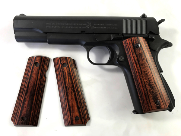 Wood Grip Government / 45 AUTO (Smooth / Brown)