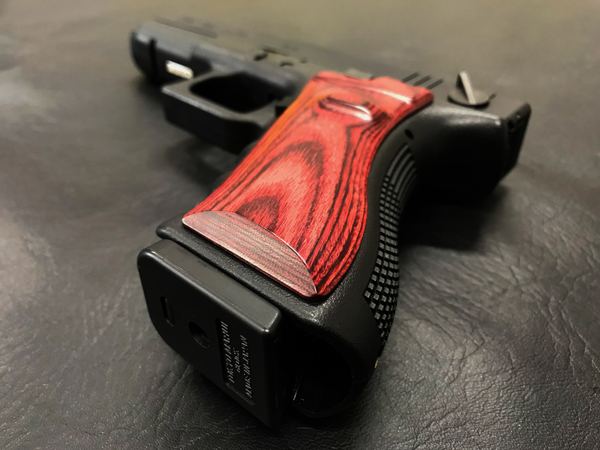 Wood Grip Glock 17 / 18C (Smooth / Red)