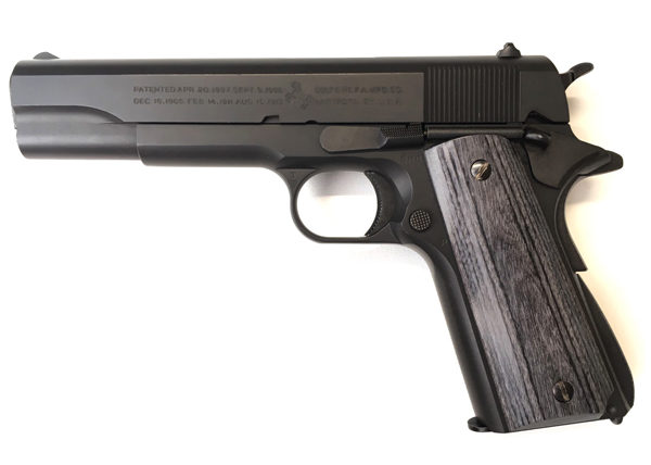 Wood Grip GOVERNMENT / 45AUTO (Smooth / Gray)